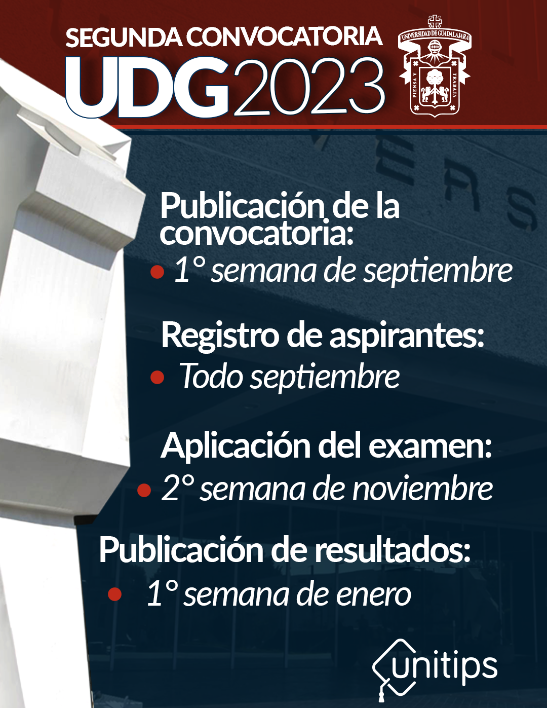 2° Convocatoria UDG: 2024-A